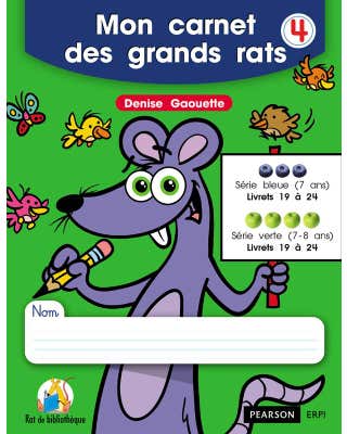Mon carnet des grands rats 4 (livrets 19 à 24 - série bleue et verte)