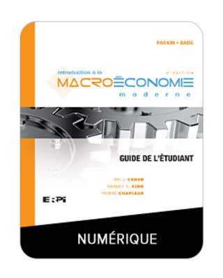 Guide de l'étudiant - Introduction à la macroéconomie moderne, 4e éd. | Version numérique 12 mois