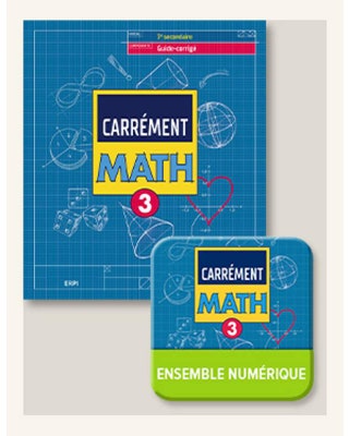 carrément math secondaire 3 corrigé