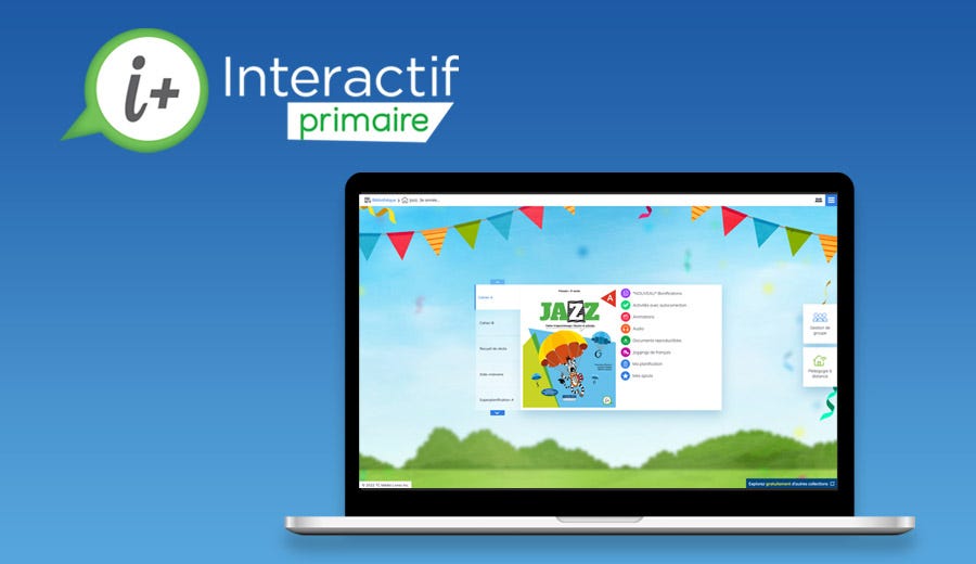 Voir la plateforme I+ Interactif primaire